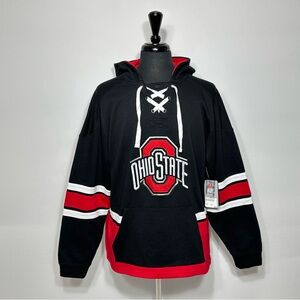 NWT! Ohio State Buckeyes Hoodie Men’s XL Colosseum Hockey Block "O" Black jersey